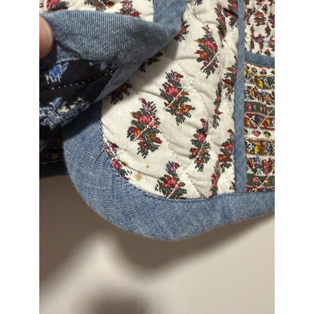 Veronica Beard Kamila Reversible‎ Quilted Floral Jacket - Picture 7 of 10